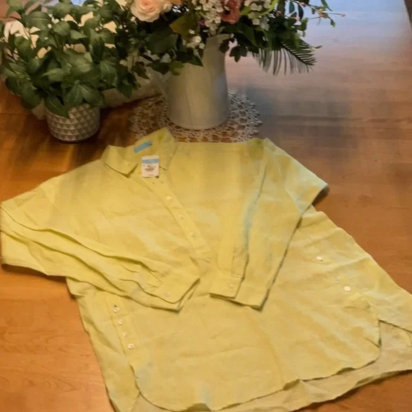 J.McLaughlin Fallon Linen Blouse - NEW